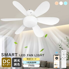 【楽天1位獲得！】LEDシーリングファンライト 室内物干しに最適！ DCモーター 5段階風量 遠隔操作 空気循環 シーリングファンライト サーキュレーターライト LED おしゃれ シーリングライト 6畳 8畳 10畳 調光調色 薄型 APP対応 ファン付き照明 超静音 省エネ ポイント4倍！