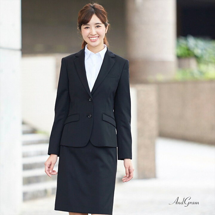 楽天市場 リクルートスーツ 就活 レディーススーツ スカートスーツ パンツスーツ フォーマル 礼服 3点セット 5号 7号 9号 11号 13号 洗える 通勤 スーツ 転職 面接 セレモニー Andgram