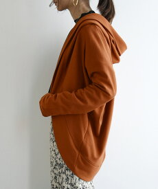 カーディガン レディース ボレロ風 フーディーカーディガン 長袖 ボレロ 羽織りもの トップス 裏毛 パーカー スウェット ライトスウェット カーデ ショートカーデ ドルマン カジュアル フード 立体感 変形 シンプル 秋 冬 M メール便10