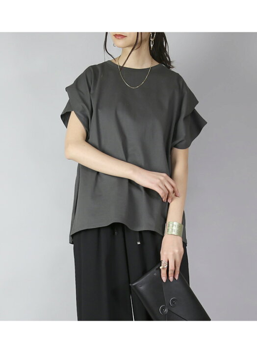楽天市場】Tシャツ カットソー レディース 汗染み防止 ショルダー  