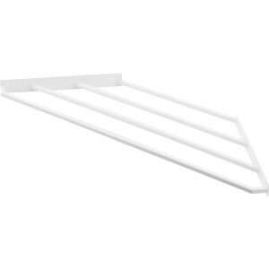 【レビュー特典】 tower 〔 山崎実業 コーナーハンガーラック タワー 石こうボード壁対応 〕 洗濯 洗濯機周り 室内干し 長押 洗濯物干し 石こうボードピン 木ネジ スチール トイレ 棚 ハンガ