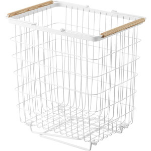 【レビュー特典】 〔 山崎実業 折り畳み脚付きランドリーバスケット トスカ 〕 tosca ランドリーバスケット 洗濯カゴ 洗濯かご 洗濯籠 脱衣かご ランドリー収納 公式 ホワイト 白 1464 折りた