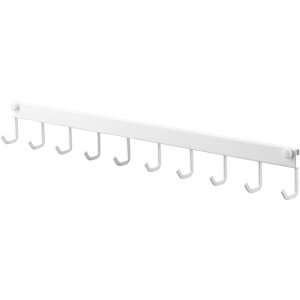 【レビュー特典】 tower 〔 山崎実業 レンジフードフック タワー 10連 〕 キッチン キッチン収納 収納 換気扇 レンジフード 調理器具 コンロ周り 見せる収納 簡単設置 吊り下げ 引っ掛け収納