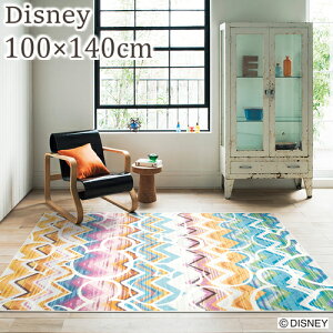 O J[ybg fBYj[ 100×140cm ~bL[/Jtw{O DRM-1062 k  킢 l̃fBYj[X^C MICKEY Colorful herringbone RUG iC S01 O}bg tďH~p