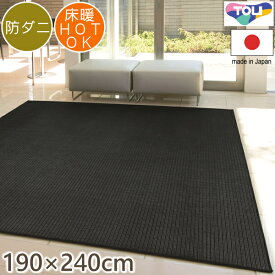 【400円OFFクーポン配布中】 東リ ラグ TOR3844-L 190×240cm 日本製 平織り ラグ ラグマット シンプル 防ダニ 北欧 オールシーズン対応 ホットカーペット 床暖房対応 おしゃれ R01 春夏秋冬用