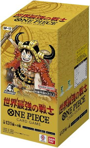 2026�N8��22������ �\�� ���r���[���T���� BOX ONE PIECE�J�[�h�Q�[�� ���E�ŋ��̐�m OP-17 24�p�b�N����@�{�b�N�X�@�����s�[�X �o���_�C BANDAI