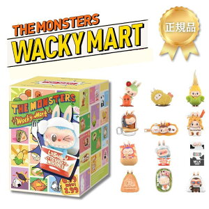 Ki THE MONSTERS Wacky Mart V[Y s[X/A\[g {bNX bL[E}[g uu Labubu ʂ y_g POP MART |bv}[g