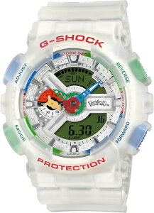 7��17������ G-SHOCK �J�V�I �r���v �W�[�V���b�N �������K�i Pokmon �R���{���[�V�������f�� GA-110PKM-7AJR �����Y �z���C�g