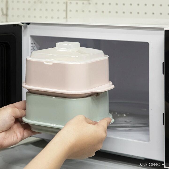 楽天市場】【2個セットで送料無料】 電子レンジ 蒸し器 Recopo 