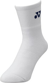 ＜限定クーポン発行中 1/16 01:59まで お買い物マラソン＞ Yonex（ヨネックス）　19122　011　テニス　メンズハーフソックス 18SS