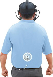 <限定クーポン発行中 10/24 20時〜 お買い物マラソン> Unix(ユニックス) BX8337 野球 審判用グッズ アンパイア クーリングニットウェア&クーリングファンセット Lサイズ 19SS