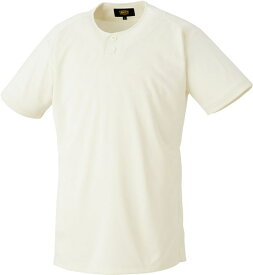 ZETT（ゼット）　BOT721　3100　野球　ベースボールTシャツ プルオーバーベースボールシャツ　アイボリー　22SS