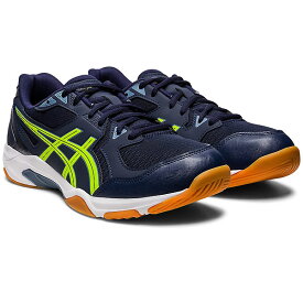 asics（アシックス）　1073A053 408　バレーボール　シューズ　GEL-ROCKET 10 STANDARD ゲル ロケット 10 ワイド　23SS＜今ならナンバーシールプレゼント中！＞