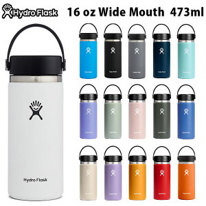Hydro FlaskinChtXNj@8900150 #5089022 XeX {g  ^u[ HYDRATION 16 oz Wide Mouth nCh[V 16IX Ch}EX 473ml 24FW