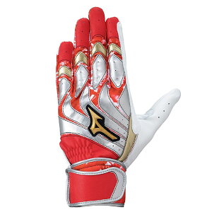 <ネコポス発送 送料無料> ミズノ(MIZUNO) 1EJEA26062 野球 バッティンググローブ <ミズノプロ> モーションアーク UF 両手用 25SS