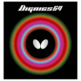 ＜ネコポス発送 送料無料＞ バタフライ（Butterfly）　06060 006　卓球　ラバー　ディグニクス64 ハイテンション裏ラバー レッド 24FW