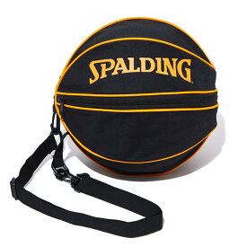 ＜限定クーポン発行中 12/11 01:59まで 楽天スーパーセール＞ SPALDING（スポルディング）　49-001NO　バスケットボール　バック　ボールバッグ ネオンオレンジ　24FW
