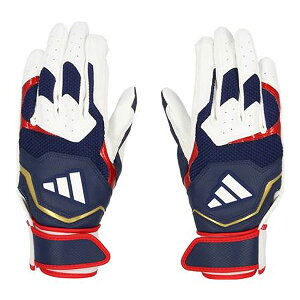 <限定クーポン発行中 10/24 20時〜 お買い物マラソン> <ネコポス発送 送料無料> adidas(アディダス) LBG404 1129 野球 バッティング手袋 バッティンググラブ BASIC 両手用 25Q1