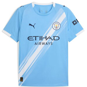 <ネコポス発送 送料無料> PUMA(プーマ) 780341 01 サッカー ジュニア マンチェスターシティ FC 2025-26 ホーム S/S レプリカユニフォーム 25Q2