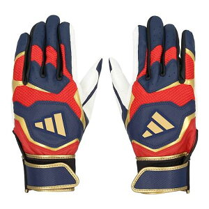 <限定クーポン発行中 10/27 09:59まで お買い物マラソン> <ネコポス発送 送料無料> adidas(アディダス) LBG404 2964 野球 バッティング手袋 バッティンググラブ BASIC 両手用 25Q3
