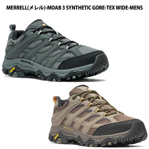 MERRELL�i�������j�@M500643W M500243W �����Y �g���b�L���O �V���[�Y�@MOAB 3 SYNTHETIC GORE-TEX WIDE ���A�u 3 �V���Z�e�B�b�N �S�A�e�b�N�X ���C�h 26SS