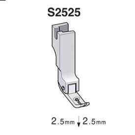 ファスナー押え：型番　スイセイ　S2525【メール便での発送OK】