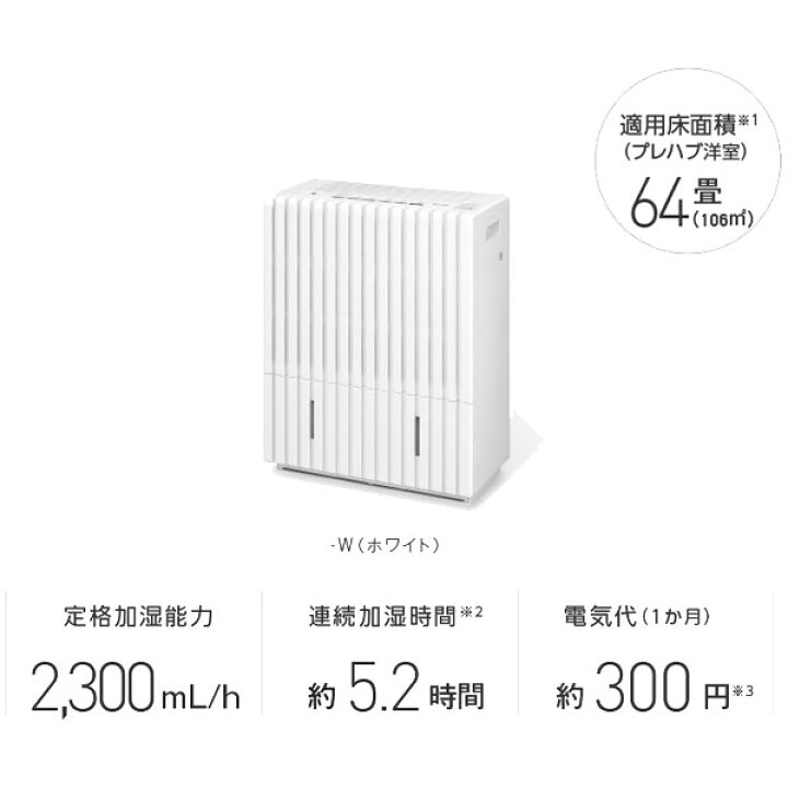 楽天市場】《送料区分A》パナソニック Panasonic ヒーターレス気化式 