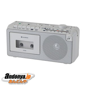 �s�����敪1�t���� ���W�I�J�Z�b�g���R�[�_�[ AUREX AX-KR50(H) [�O���[]