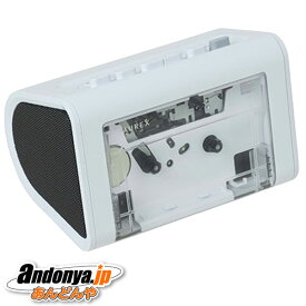 《送料区分1》東芝　TOSHIBA AUREX Bluetooth送受信機能搭載 カセット付 ワイヤレススピーカー AX-R10C [クリア]