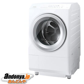 《送料区分C》東芝　TOSHIBA ドラム式洗濯乾燥機 ZABOON TW-127XH3L(W) (左開き)[グランホワイト]