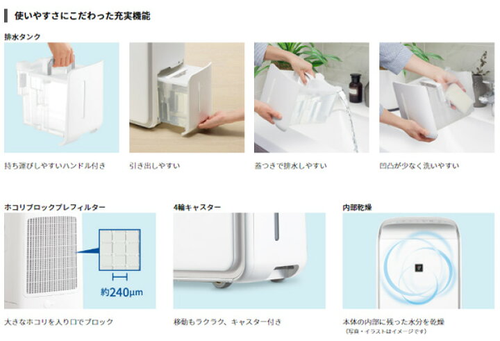 楽天市場】《送料区分3》シャープ SHARP 衣類乾燥除湿機 ハイブリッド  