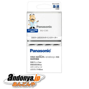 《送料区分1》パナソニック Panasonic 単3形単4形ニッケル水素電池専用急速充電器 BQ-CC85