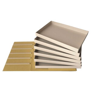 【無印良品専用】DRAWER6段セット+RAIL ドロワー レール 無印良品 スタッキングシェルフ用 紙製品 引き出し 工具なし 簡単取付 6段 貼り箱 手貼り 京都 &PAPERS アンドペーパーズ