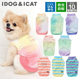 idog iDog COOL+MOSCAPE プリントタンク 接触冷感 防蚊 アイドッグ