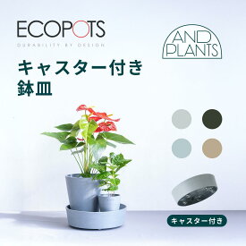 ＼レビュー特典あり／植木鉢台 植木鉢 鉢置き台 キャスター キャスター付き 可動式 隠しキャスター 観葉植物 エコポッツ ECOPOTS アンドプランツ ANDPLANTS おしゃれ ナチュラル 北欧 10号 12号 15号 大型 屋内 屋外 軽量 プラスチック 鉢植え