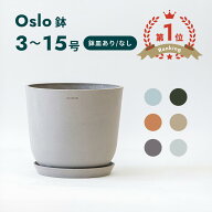 ＼レビュー特典あり／植木鉢 鉢 ecopots Oslo 5 - 12号 プラスチック + 天然石 鉢カバー おしゃれ 大型 …