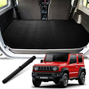 【耐磨耗性】 ジムニー用 ラゲッジマット jb64W ジムニーシエラ JB74W トランクマット 車種用設計 撥水 荷台マット 汚れに強い 後部座席 2Dトランクマット PVC滑り止め素材 傷防止 耐久性 ルーム