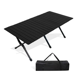 AEghA ܂肽 e[u [gbve[u y RpNg Lve[uȒPg [obOt CeA gѕ֗ (120cm x 60cm x 45cm ubN)