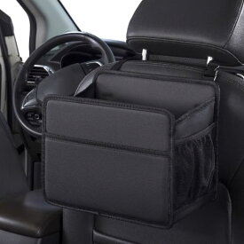 2024 シートバックポケット 車 収納ポケット アップグレード大容量モデル、折りたたみ式カーシートバック収納袋 両側に新しいネットポケット 防水性 耐摩耗性 汚れ防止性があり 20kgの重量に耐えることができ ゴミ箱 ウォーターカップホルダーとして使用できます