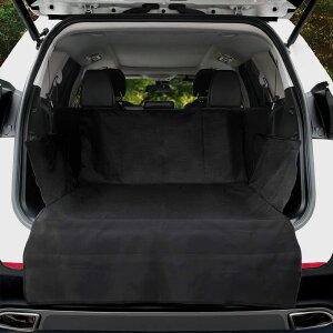 車用 ラゲッジマット 撥水 荷台マット 汚れに強い 後部座席 滑り止め カー汎用品 600D オックスフォード 耐久性 ワンタッチバックル 取付簡単 軽自動車/SUV用