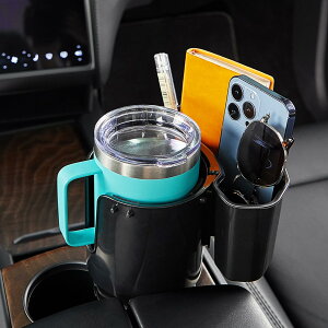 【収納ボックス付き】車用ドリンクホルダー 収納ボックス2in1デザイン 車載 車 どりんくホルダー カー ボトルホルダー カップホルダー増設 カップほるだー スマホ入れ 安定感 車中泊 カード