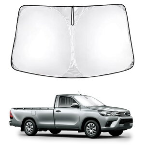 ハイラックス GUN125型 フロントガラス サンシェード HILUX GUN125 フロント サンシェード シェードカーテン マルチサンシェード 車種専用 遮光率99% シェード 日よけ UVカット カスタムパーツ イ