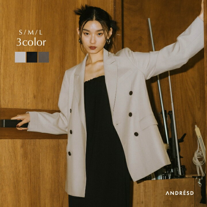 楽天市場】【公式】 ANDRESD アンドレスド 【 peaked lapel jacket  