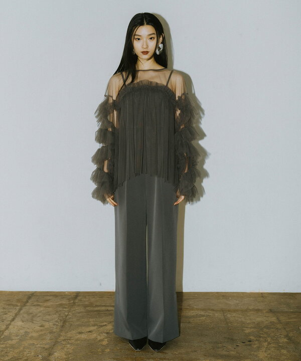 楽天市場】【公式】 ANDRESD アンドレスド 【 decorative tulle tops  