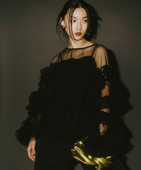 楽天市場】【公式】 ANDRESD アンドレスド 【 decorative tulle tops  