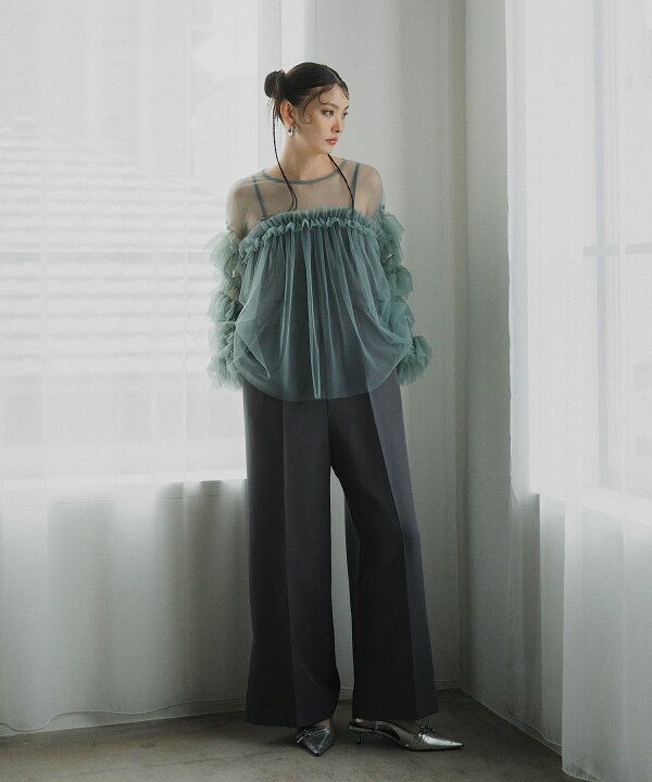 楽天市場】【公式】 ANDRESD アンドレスド 【 decorative tulle tops  