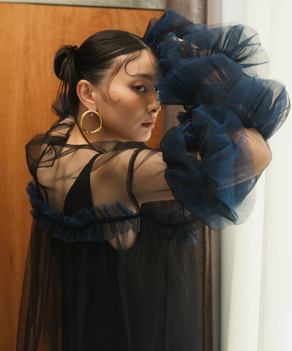 楽天市場】【公式】 ANDRESD アンドレスド 【 decorative tulle tops  