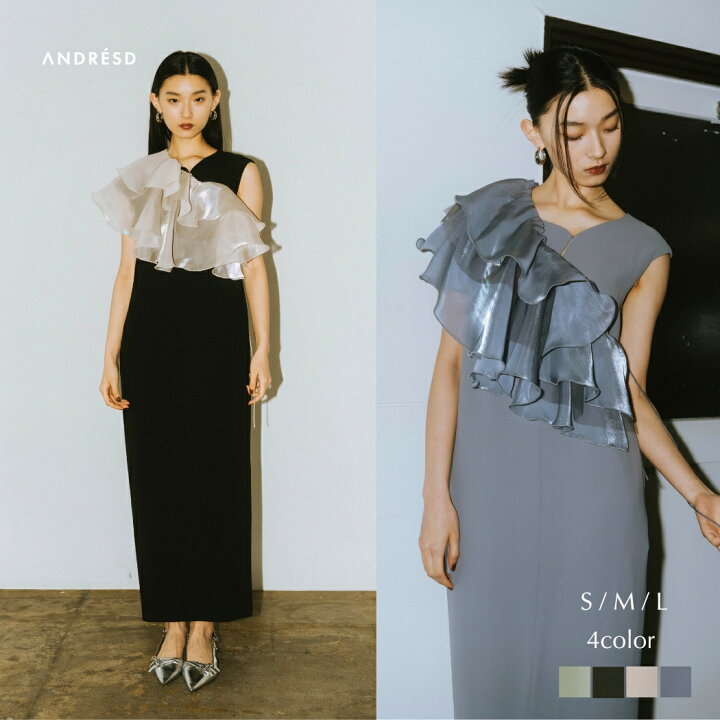 楽天市場】【公式】 ANDRESD アンドレスド 【 glossy multi ruffle  