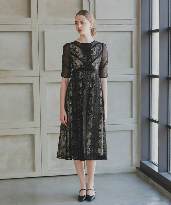 楽天市場】【公式】 ANDRESD アンドレスド 【 puff sleeve motif lace  