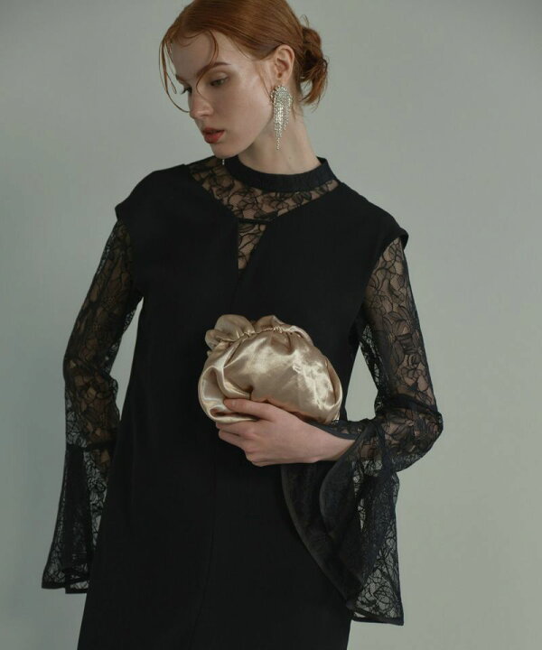 楽天市場】【公式】 ANDRESD アンドレスド 【 bell sleeve slit dress 